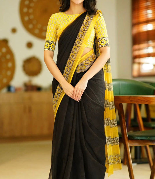 Black Kota saree