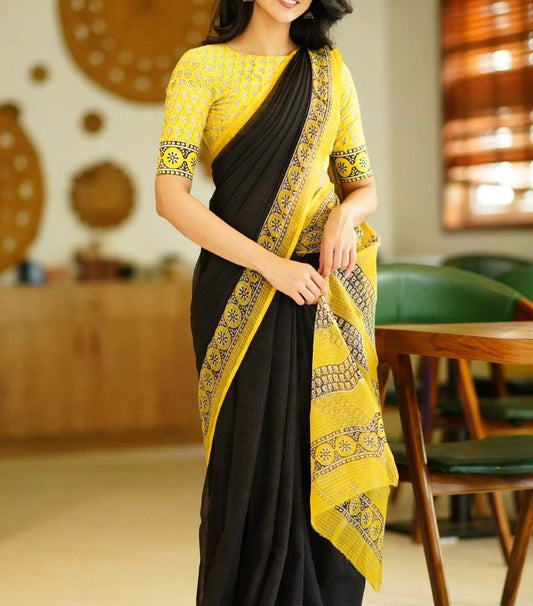 Black Kota saree