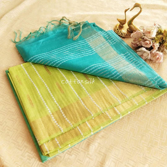 Kota silk lime Green